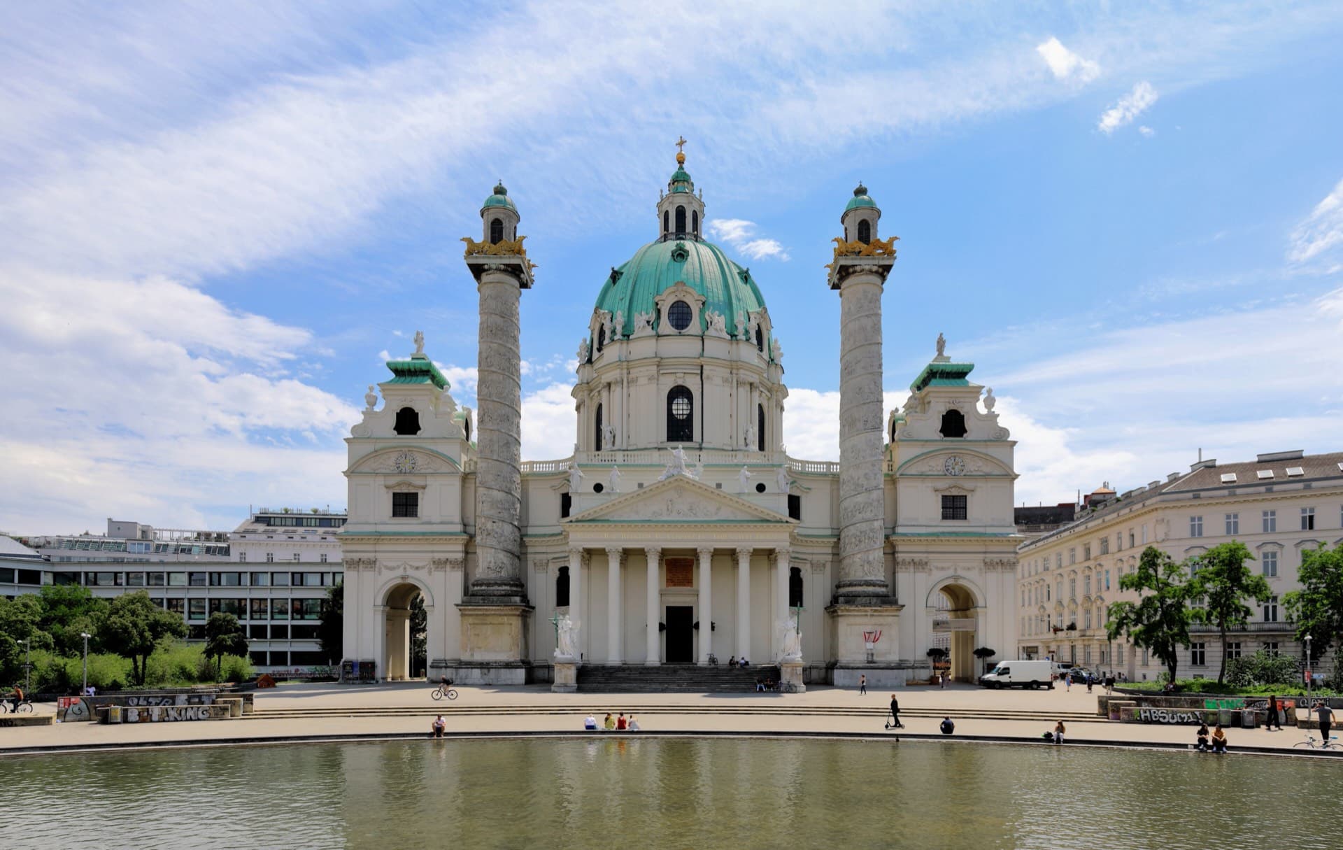 Die Karlskirche in Wien